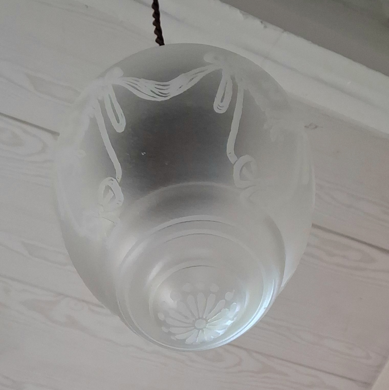 Smuk gammel loftlampe