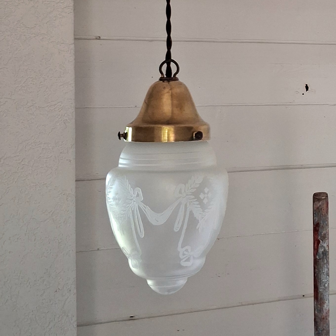 Smuk gammel loftlampe