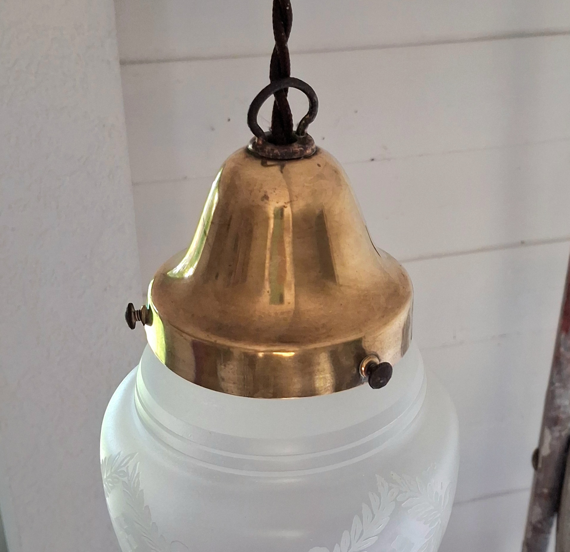 Smuk gammel loftlampe