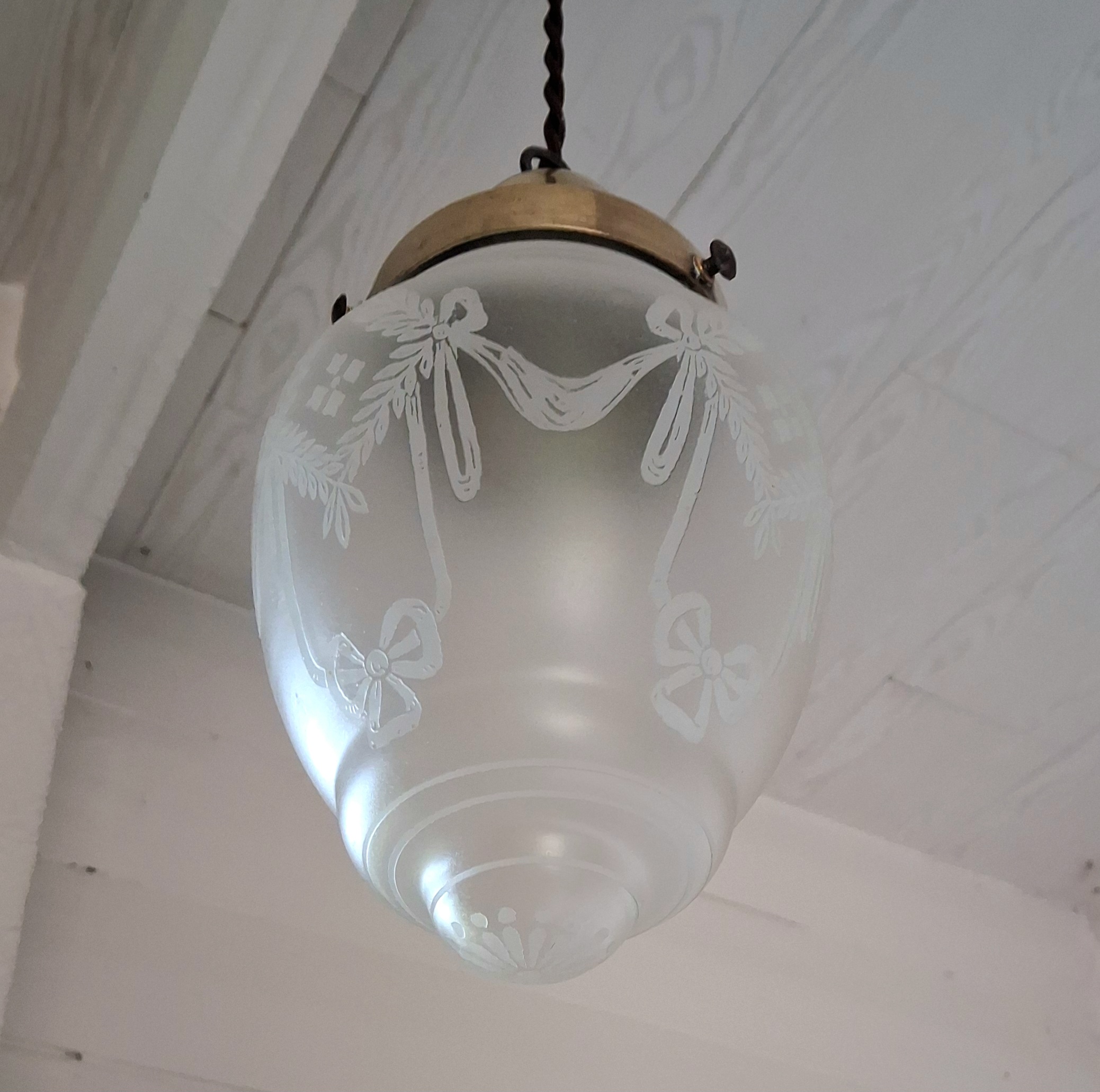 Smuk gammel loftlampe