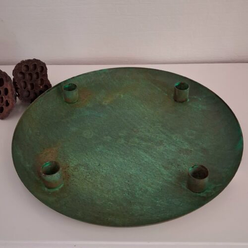 Flot rustik Adventbakke i recycled metal