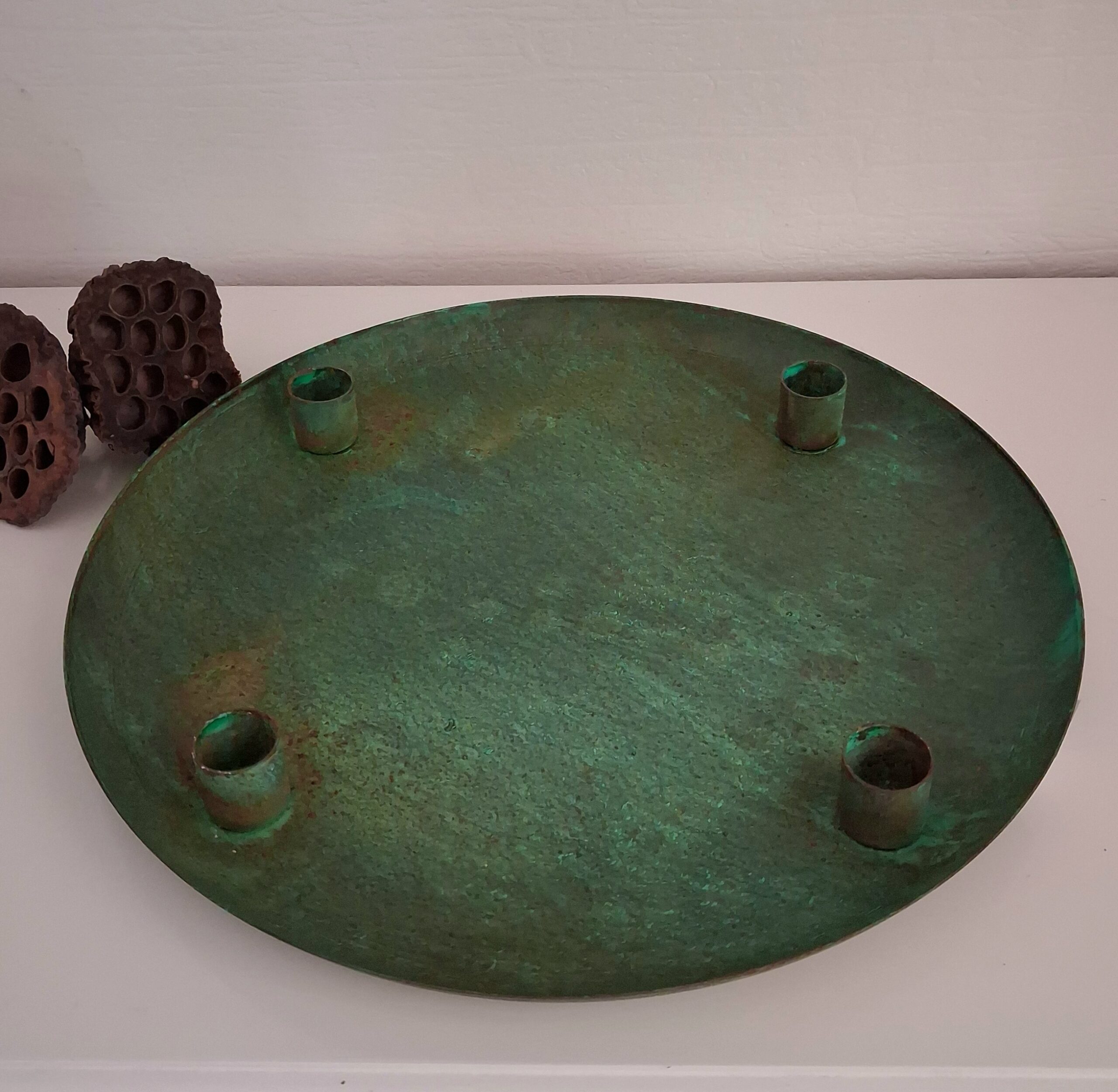 Flot rustik Adventsbakke i recycled metal