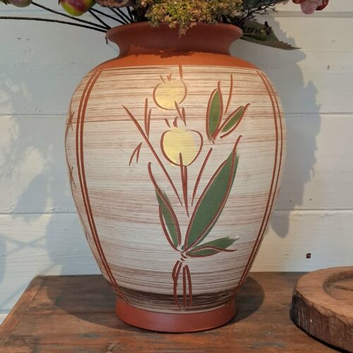 Smuk gammel blomster krukke i flot stand