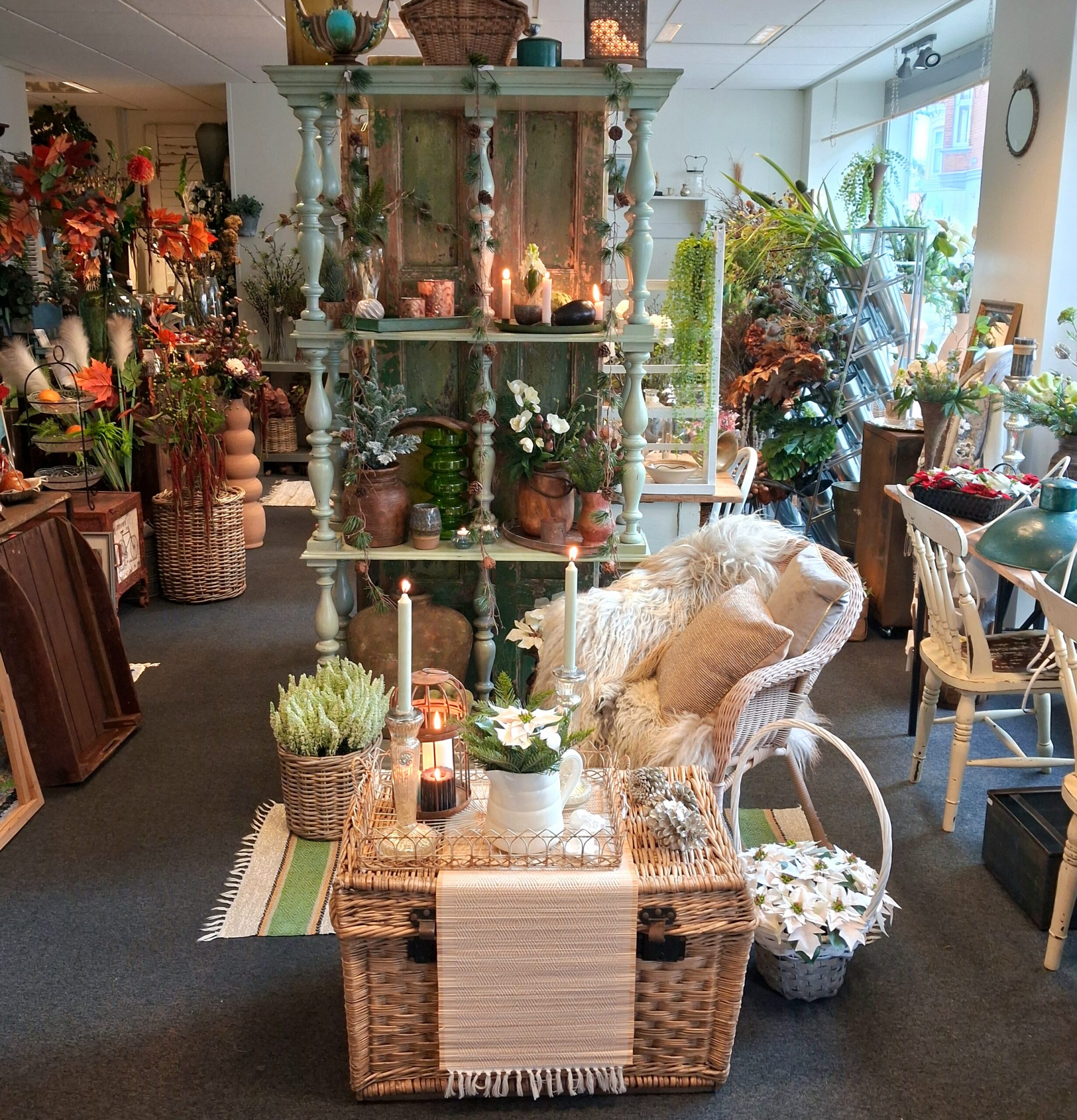 Hygge i butikken...